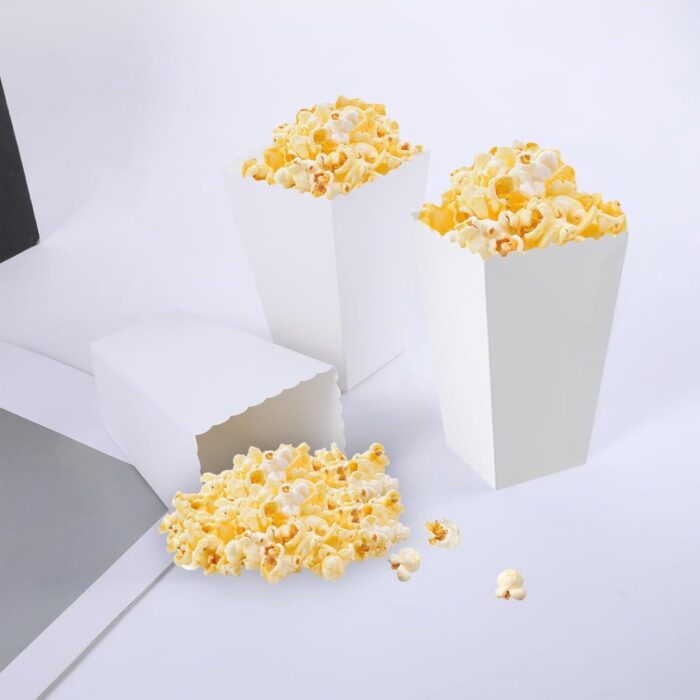 Popcornbakjes Wit - Afbeelding 3